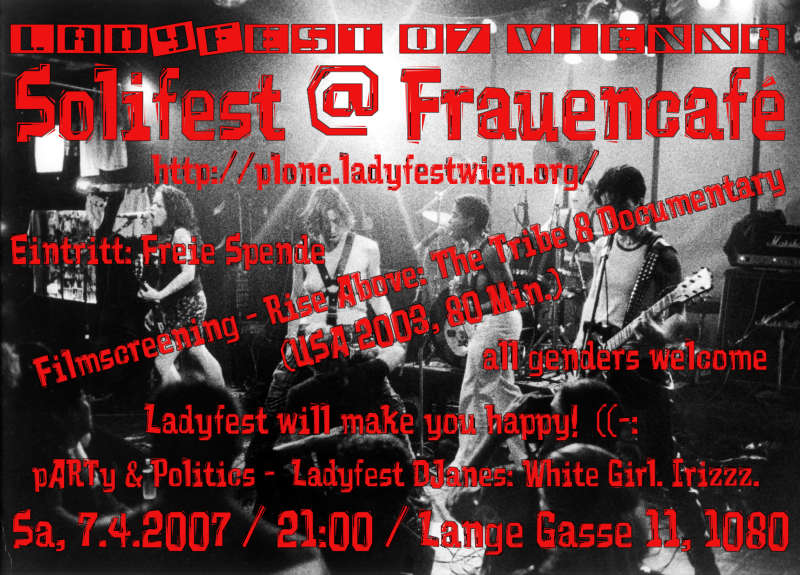 Flyer Solifest @ Frauencafé